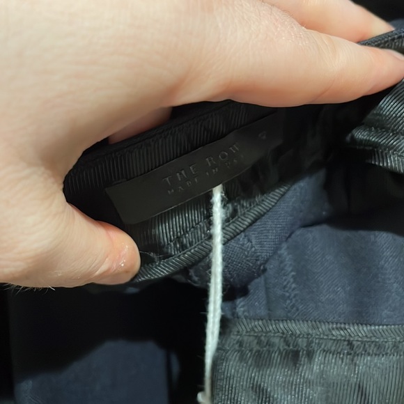 THE ROW Straight Blue Trousers size 12. NWT - Picture 5 of 6